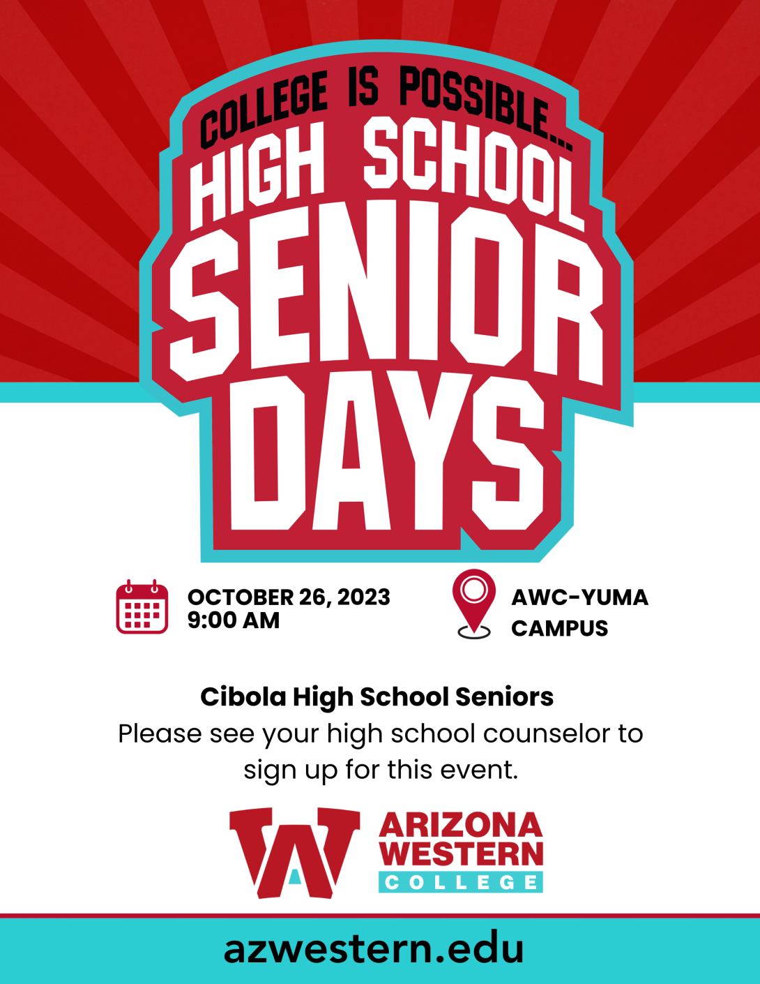 Cibola High School Senior Day Arizona Western College